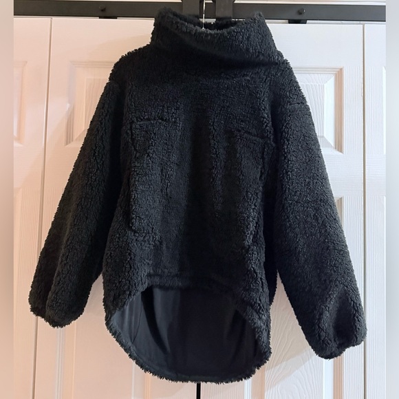 Lululemon Warmth Restore Long Pullover Jacket Black Size 2 NWOT Retired Sherpa - Picture 6 of 9